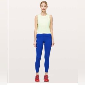 Lululemon Royal Blue Jogging or Exercise Tights / Leggings - Fast & Free Model